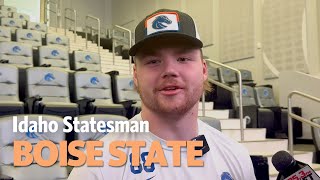 Boise State Tight End Matt Wagner On Earning Trust [upl. by Yram370]