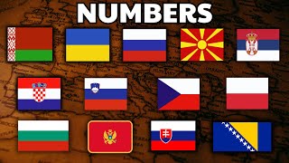 Numbers  SLAVIC Languages COMPARED [upl. by Micheline144]