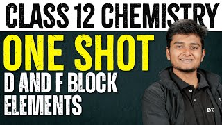 ONE SHOT  D and F block elements  CLASS 12  Chemistry  Xylem NEET Tamil [upl. by Demmer292]