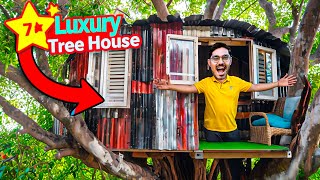 We Made 7 Star Luxury Tree House With Balcony आलिशान घर वो भी पेड़ पे Tree House Part 2 [upl. by Copp]