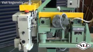 Newlong Industrial DS9C Bag Closing Machine test Bagsewingeu [upl. by Aynekal795]