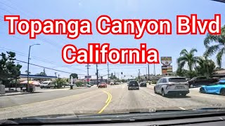 4K Topanga Canyon Blvd driving Los Angeles California [upl. by Ikeda381]