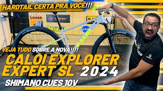 CALOI EXPLORER EXPERT SL 2024  CUES 10v  HARDTAIL CERTA PARA VOCÊ  PEDALOKOS [upl. by Rob]