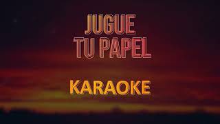 Jugué tu papel SALSA  Brunella PISTA  KARAOKE [upl. by Yaniv]