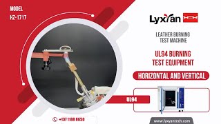 Leather Horizontal and Vertical Burning TESTER UL94 [upl. by Thordis]