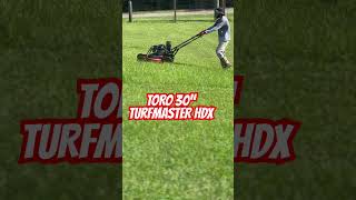 TORO 30” TURFMASTER HDX tinyhomebuild gardening diy lawnmaintenance semioffgrid [upl. by Iramaj48]