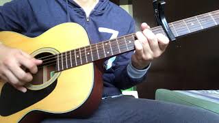 Bruno Major  Easily  Fingerstyle Guitar [upl. by Nyroc]