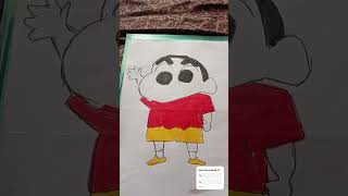 Shinchan Nohara 😍 shorts shinchan hungama doraemon art cartoon tv [upl. by Andeee53]