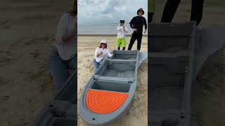 Island Fishing Made Easy  Discover the Joy with a Foldable Boat [upl. by Charita]