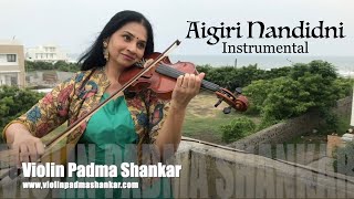 Ayigiri Nandini jam with Punnagavarali ragam  Violin Instrumental [upl. by Eiznek]