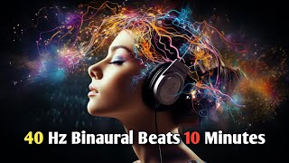 40 Hz Binaural Beats 2 Minutes For Studying40hz studying 40hzmusic [upl. by Armstrong]