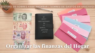 CÓMO ORGANIZAR LAS FINANZAS DEL HOGAR  SISTEMA DE SOBRES CONTROL DE GASTOS  ECONOMÍA DEL HOGAR [upl. by O'Gowan984]