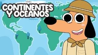 ¡Aprende los CONTINENTES y OCÉANOS del mundo  Geografía para niños [upl. by Torrell]