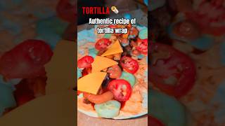 Super Doper Tortilla WRAP 🌯 loaded foodshorts [upl. by Wall39]