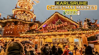 CHRISTMAS Market 2023 Karlsruhe Germany 🎅🎄 Weihnachtsmarkt [upl. by Swagerty]