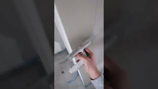 Good apply to Putty and tape work on walls drywall satisfying [upl. by Aronael910]