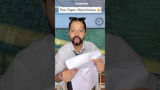 Exam Paper Distribution  SCHOOL Days 🤣 comedy funny youtubeshorts school viral [upl. by Asaph]