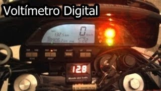 Voltímetro Digital em XR 250 Tornado  INSTALAÇÃO [upl. by Abernon462]