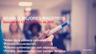 Seamos mejores maestros  Semana del 13 al 19 Enero de 2020 [upl. by Affrica310]