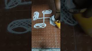 Simple kolam muggulu rongolidesingsforbegginers song music [upl. by Irahk]