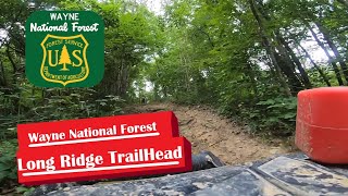 Long Ridge Trail Head  Wayne National Forest  ATV Group Ride  XP1000 [upl. by Akirat]