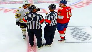 Matthew Tkachuk David Pastrnak Agreed to Fight Before Next Shift  Bruins vs Panthers Round 2 Game 2 [upl. by Selmore577]