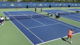 Garbine Muguruza Vs Paula Badosa  US Open Practice [upl. by Burkle]