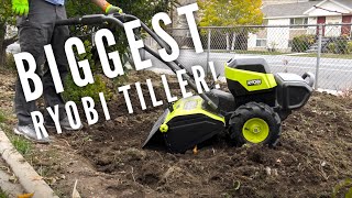 Ryobi Tiller 40V HP BRUSHLESS 18quot REAR TINE TILLER  HOME DEPOT FAIL [upl. by Ela]