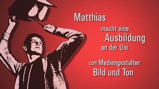 Videoporträt über die Ausbildung  Mediengestalterin Bild und Ton [upl. by Teague573]