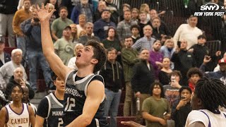 Refs reverse call on buzzerbeater throw NJ HS playoff game into chaos [upl. by Erina997]