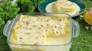 Arabian Bread Pudding Recipe ❤️  Easy to make Ramadan Dessert  Arabian Pudding Recipe [upl. by Zelazny118]