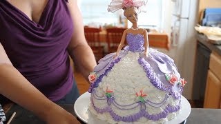 How To Make A Barbie Cake  Cake Decorating [upl. by Ambert]