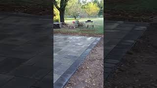 blue60 shale grey color from Techobloc hardscape construction ladrillos patio pavers [upl. by Riatsala]