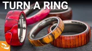 Turning a Comfort Ring Core Woodturning Project [upl. by Blim]