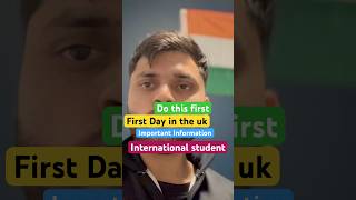 Every New UK Student Needs to Do First uk indiatouk shorts FirstWeekUK StudentTips [upl. by Einimod]