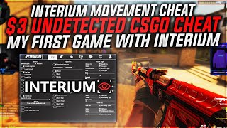 MY FIRST GAME WITH A 3 CSGO CHEAT  INTERIUM  CSGO PRIME  R2GLOBAL 31 [upl. by Itnuahsa]