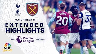 Tottenham Hotspur v West Ham United  PREMIER LEAGUE HIGHLIGHTS  10192024  NBC Sports [upl. by Allerym178]