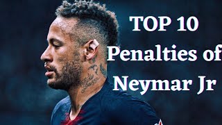 TOP 10 Penalties of Neymar jr which shocked the world ❤️ [upl. by Aytida]