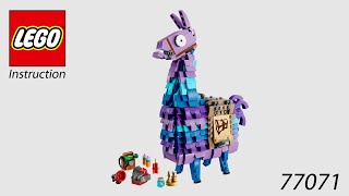 LEGO Instruction  Fortnite  77071  Supply Llama [upl. by Epilihp914]