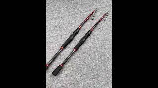 UltraLight Portable Carbon Fiber Telescopic Fishing Rod fishing fishingrods fishinggear [upl. by Auqkinahs697]