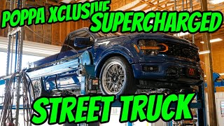 Adding A New Exhaust Sound To this Supercharged Street Truck F150 50 [upl. by Dehsar134]