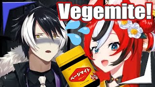 Bae broke Shien trying to feed Vegemite to him 【Holostars  Hololive EngSub】 [upl. by Ibbie]