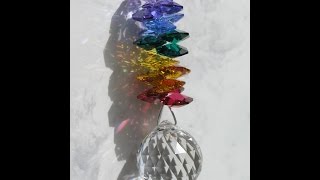 How to Make a Chakra Crystal Suncatcher  Crystal Tutorials [upl. by Avirt]