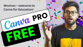 New Canva Pro For Free in 2024  Lifetime access  Full Tutorial [upl. by Illah]