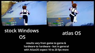 RX 460  i56500  Fortnite  Stock WINDOWS OS versus AtlasOS [upl. by Healey14]