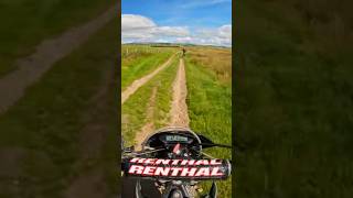 Racing dirt bikes across the mountain trails racing dirtbike shorts [upl. by Seabrooke]