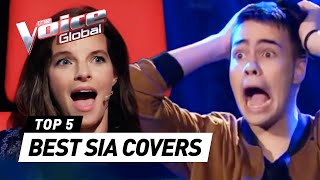 BEST SIA COVERS in The Voice worldwide [upl. by Olodort478]