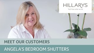 Hillarys Reviews  Angelas bedroom shutters [upl. by Ynwat109]