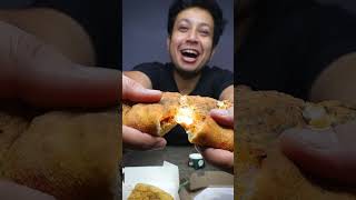 Paneer Tikka Stuffed Garlic Bread Comparison Dominos Vs Lapinoz Pizza [upl. by Ahsoek]