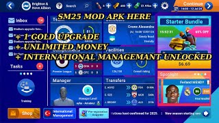 SM 25 mod apk v103 unlimited money  premium  full facility  national team unlocked [upl. by Orsini933]